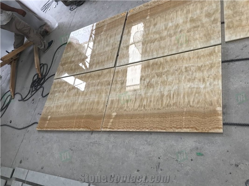 Wall Cladding Chinese Yellow Honey Onyx  Tiles